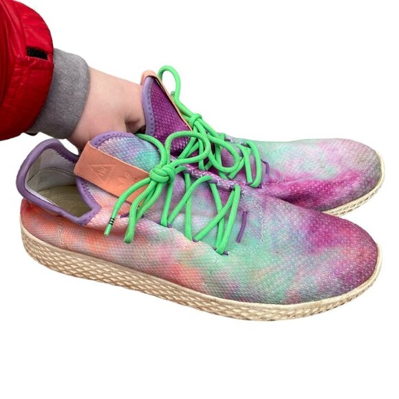 Adidas X Pharrell Williams Hu Holi Tie Dye Shoes Size 11 - Picture 2 of 15